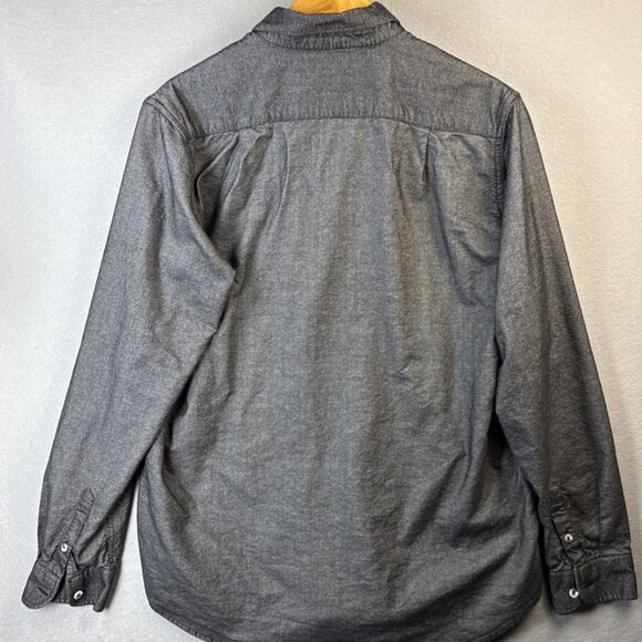 Free Fly Shirt Mens L Gray Button Down Performance Bamboo Long Sleeve Gorp Dad - Picture 7 of 8